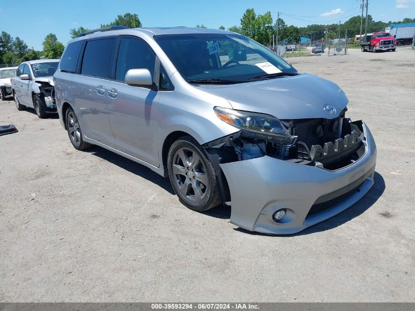 2017 Toyota Sienna Se Premium 8 Passenger VIN: 5TDXZ3DC9HS782429 Lot: 39593294