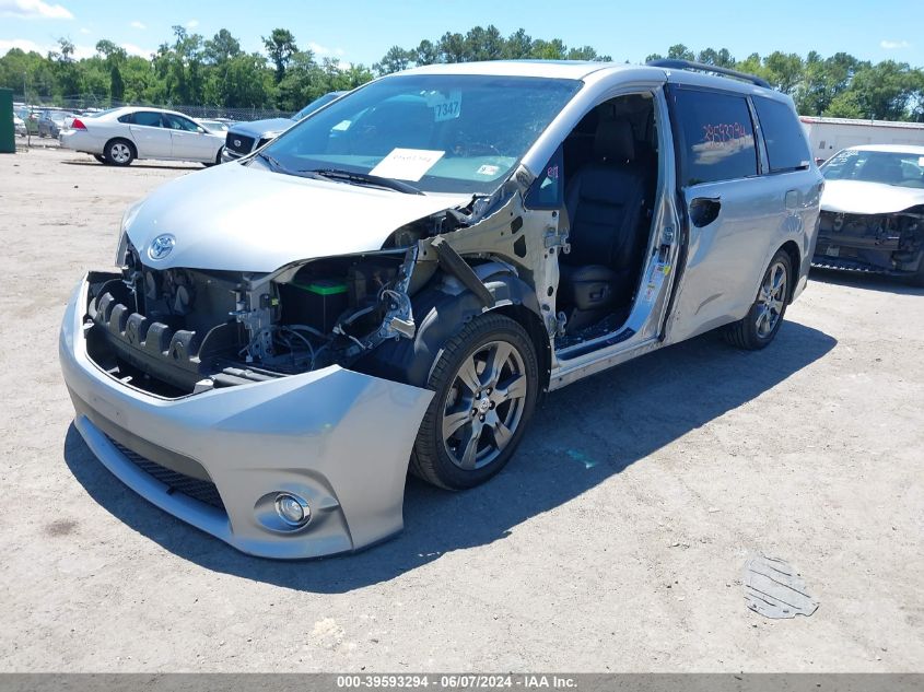 2017 Toyota Sienna Se Premium 8 Passenger VIN: 5TDXZ3DC9HS782429 Lot: 39593294