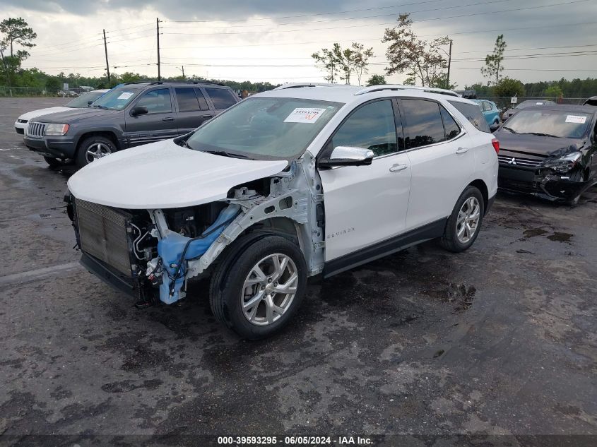 2020 Chevrolet Equinox Fwd Premier 1.5L Turbo VIN: 3GNAXNEV2LS616126 Lot: 39593295