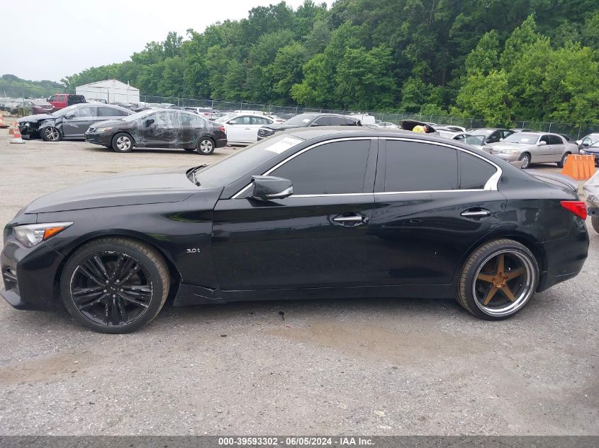 2016 Infiniti Q50 3.0T Premium VIN: JN1EV7AR2GM340611 Lot: 39593302