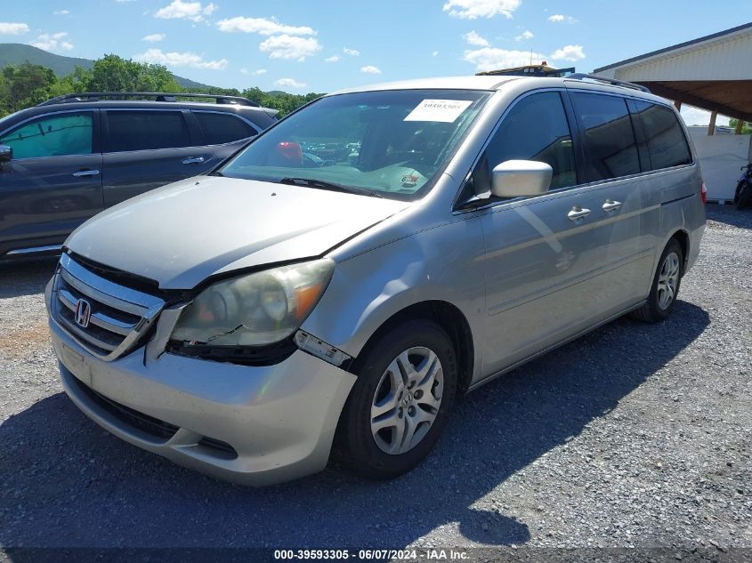 2005 Honda Odyssey Ex VIN: 5FNRL38415B415862 Lot: 39593305