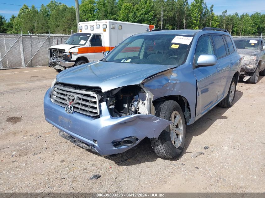 2010 Toyota Highlander VIN: JTEZA3EHXA2011464 Lot: 39593328