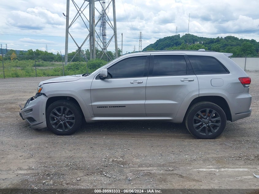 2018 Jeep Grand Cherokee High Altitude 4X4 VIN: 1C4RJFCG8JC458319 Lot: 39593333