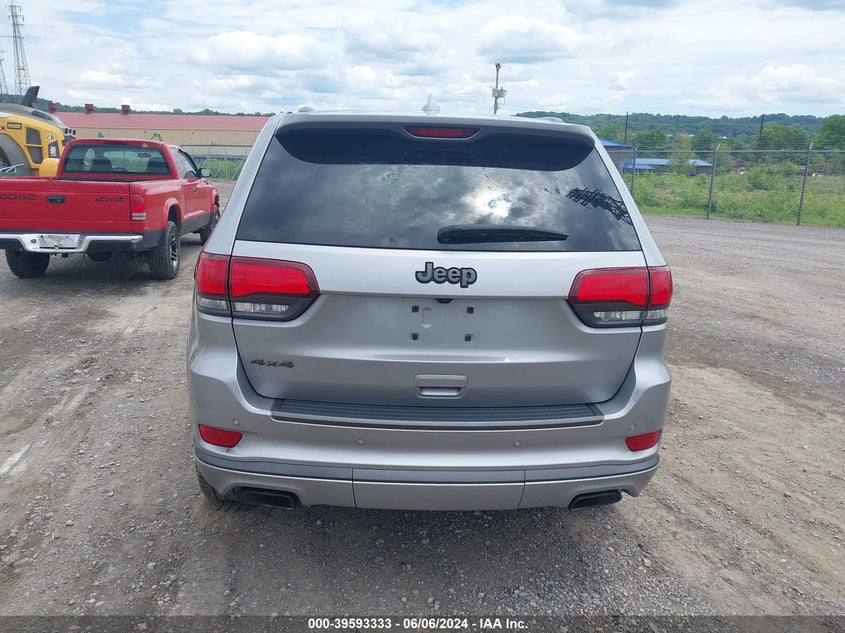 2018 Jeep Grand Cherokee High Altitude 4X4 VIN: 1C4RJFCG8JC458319 Lot: 39593333