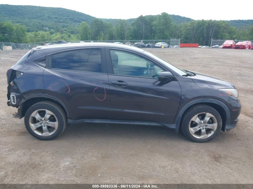 2016 Honda Hr-V Ex VIN: 3CZRU6H5XGM741773 Lot: 39593336