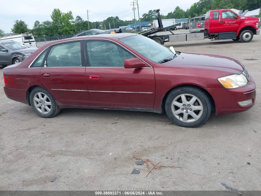 2001 Toyota Avalon Xls VIN: 4T1BF28B61U157000 Lot: 39593371