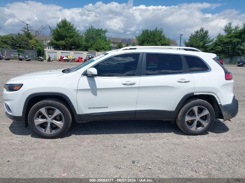 2019 Jeep Cherokee Limited 4X4 VIN: 1C4PJMDX8KD463283 Lot: 39593377