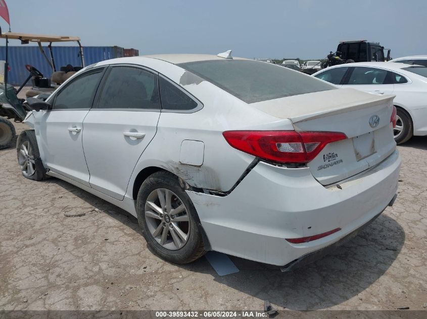 2016 Hyundai Sonata Se VIN: 5NPE24AF6GH378279 Lot: 39593432