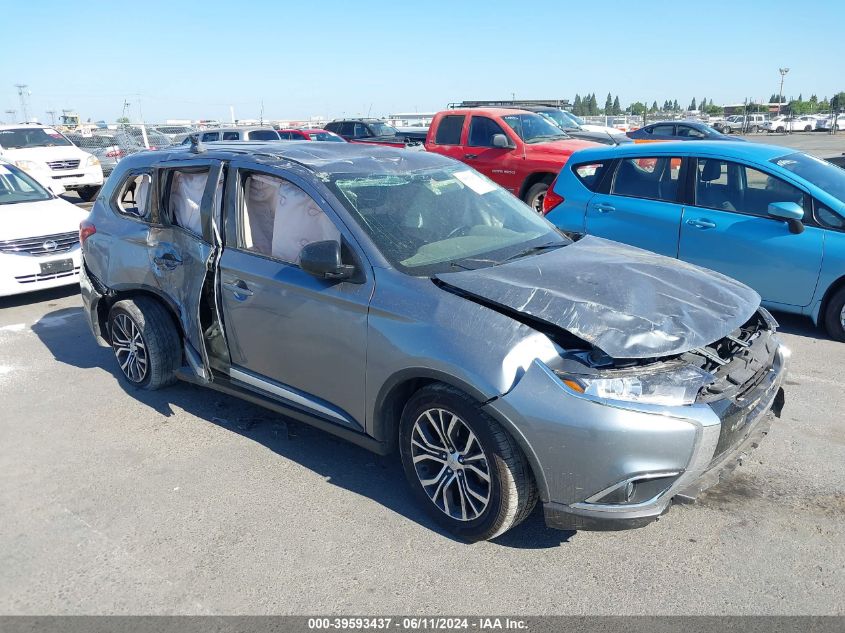 2017 Mitsubishi Outlander Es VIN: JA4AZ2A33HZ056742 Lot: 39593437