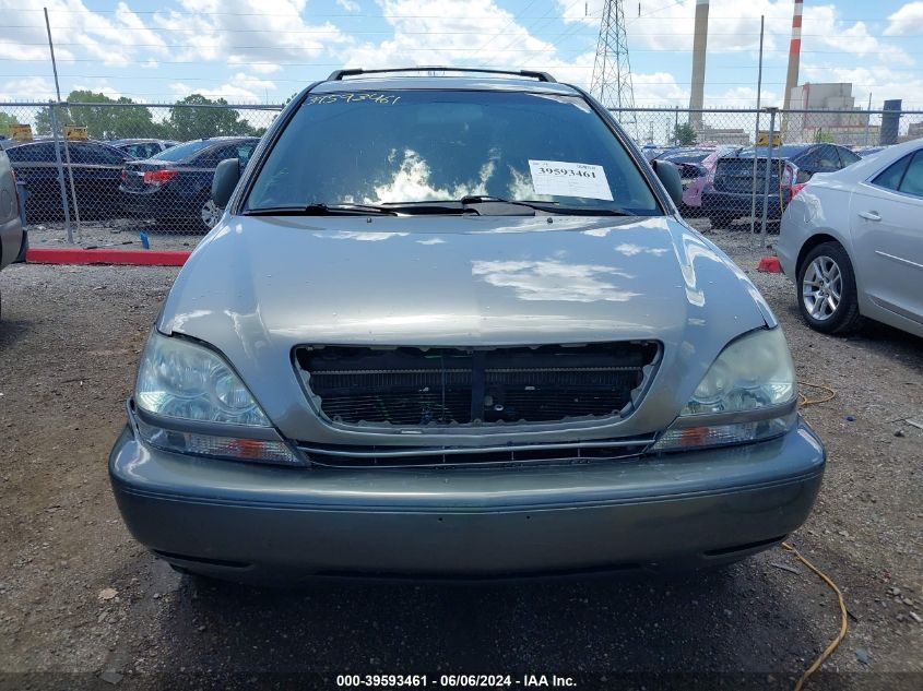 2001 Lexus Rx 300 VIN: JTJGF10UX10106993 Lot: 39593461