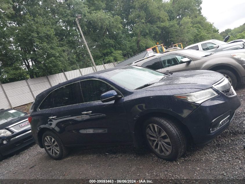 2014 Acura Mdx Technology Package VIN: 5FRYD4H41EB012848 Lot: 39593463