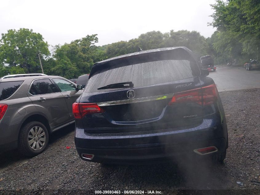 2014 Acura Mdx Technology Package VIN: 5FRYD4H41EB012848 Lot: 39593463