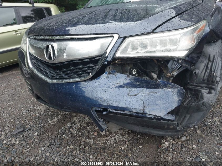 2014 Acura Mdx Technology Package VIN: 5FRYD4H41EB012848 Lot: 39593463