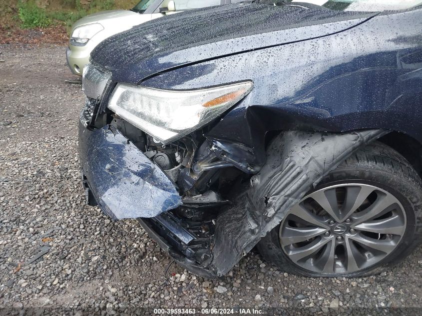 2014 Acura Mdx Technology Package VIN: 5FRYD4H41EB012848 Lot: 39593463