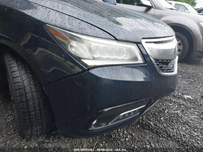 2014 Acura Mdx Technology Package VIN: 5FRYD4H41EB012848 Lot: 39593463