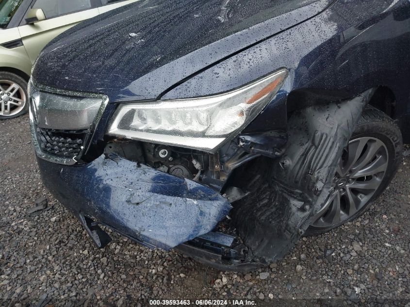 2014 Acura Mdx Technology Package VIN: 5FRYD4H41EB012848 Lot: 39593463