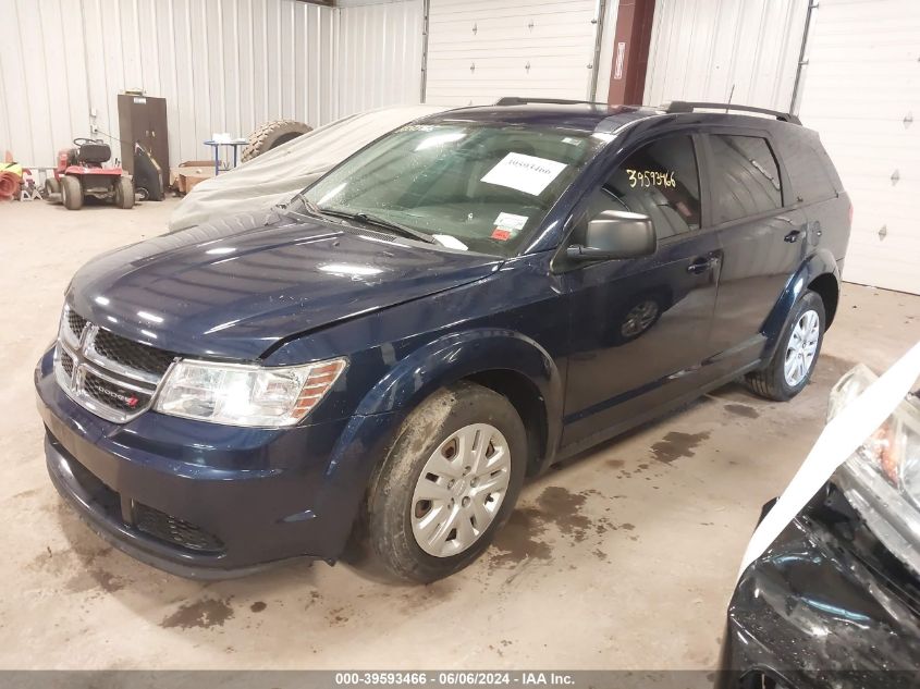 2018 Dodge Journey Se VIN: 3C4PDCAB1JT521382 Lot: 39593466