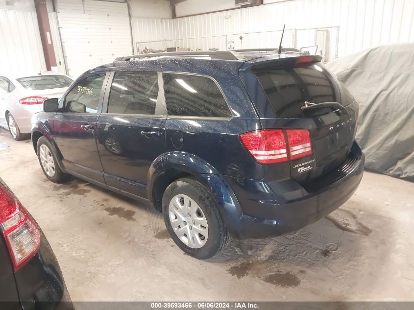 2018 Dodge Journey Se VIN: 3C4PDCAB1JT521382 Lot: 39593466