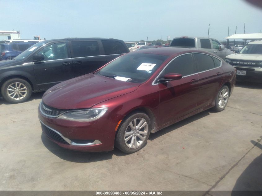 2016 Chrysler 200 Limited VIN: 1C3CCCAB1GN167510 Lot: 39593483