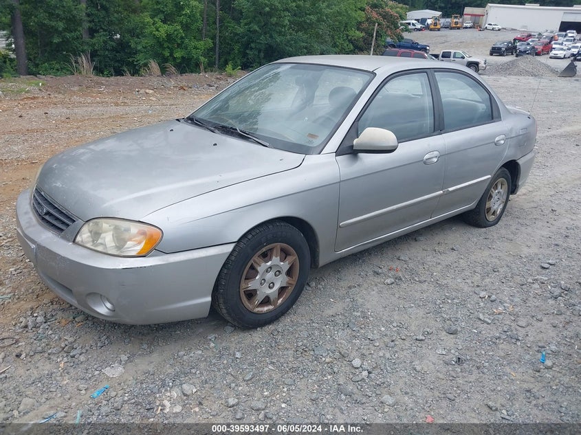 2003 Kia Spectra Ls VIN: KNAFB121735297627 Lot: 39593497