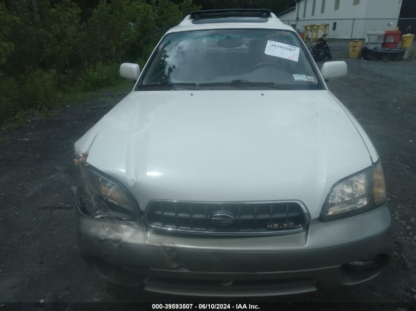 2003 Subaru Outback H6-3.0 L.l. Bean Edition VIN: 4S3BH806737659905 Lot: 39593507