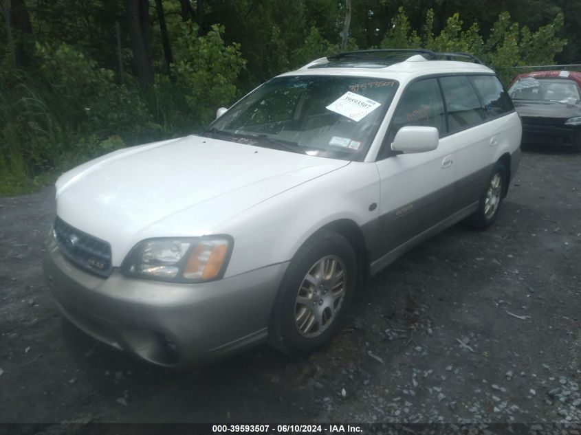 2003 Subaru Outback H6-3.0 L.l. Bean Edition VIN: 4S3BH806737659905 Lot: 39593507