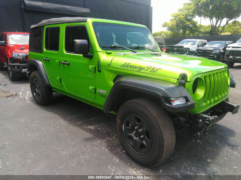 2020 Jeep Wrangler Unlimited Sport 4X4 VIN: 1C4HJXDG9LW147063 Lot: 39593547