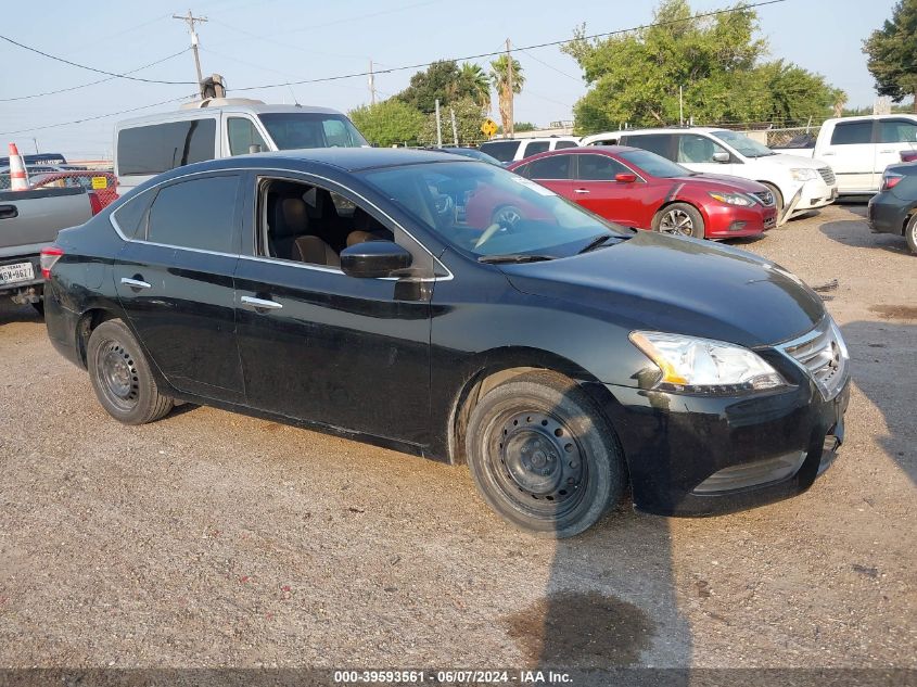 2015 Nissan Sentra S VIN: 3N1AB7AP9FY357102 Lot: 39593561