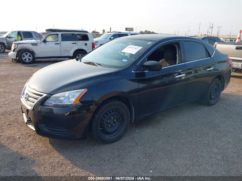 2015 Nissan Sentra S VIN: 3N1AB7AP9FY357102 Lot: 39593561