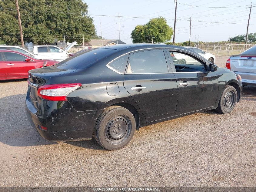 2015 Nissan Sentra S VIN: 3N1AB7AP9FY357102 Lot: 39593561