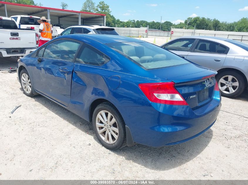 2012 Honda Civic Ex VIN: 2HGFG3B80CH528360 Lot: 39593570