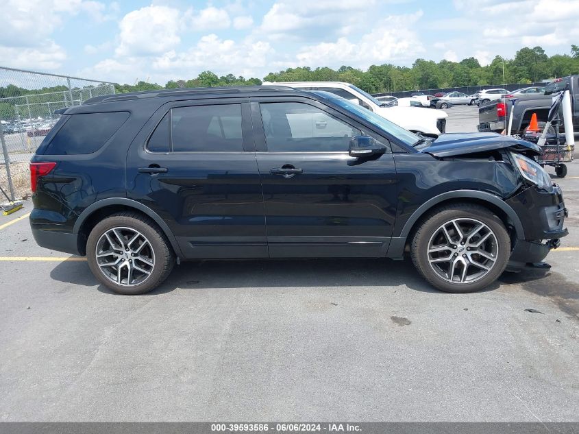 2017 Ford Explorer Sport VIN: 1FM5K8GT6HGD62525 Lot: 39593586