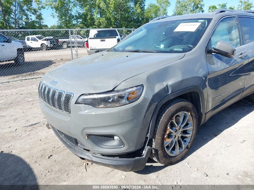 2021 Jeep Cherokee Latitude Lux Fwd VIN: 1C4PJLMX5MD103501 Lot: 39593590