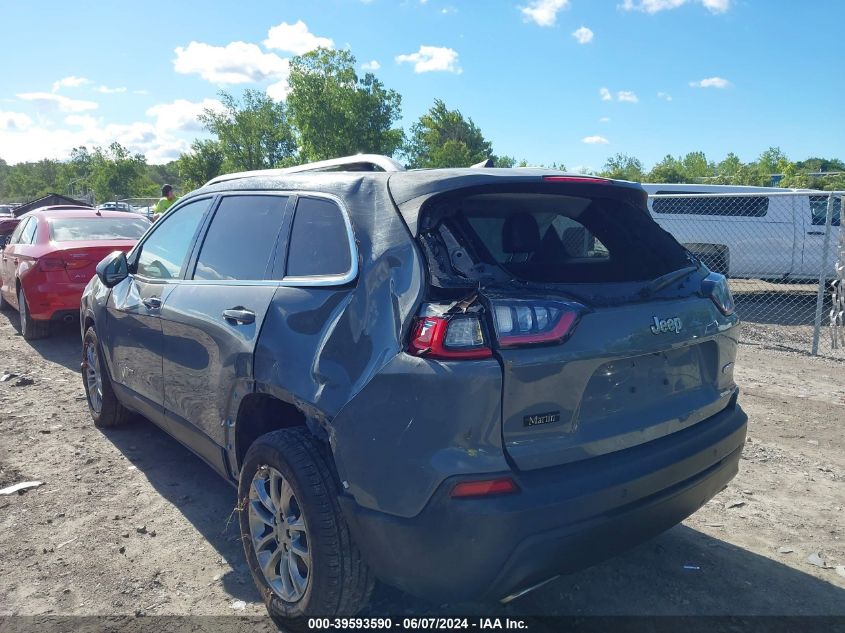 2021 Jeep Cherokee Latitude Lux Fwd VIN: 1C4PJLMX5MD103501 Lot: 39593590