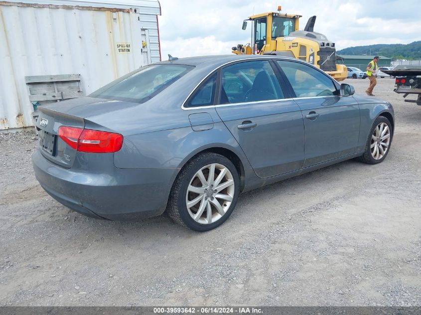 2013 Audi A4 2.0T Premium VIN: WAUHFAFL9DN016809 Lot: 39593642