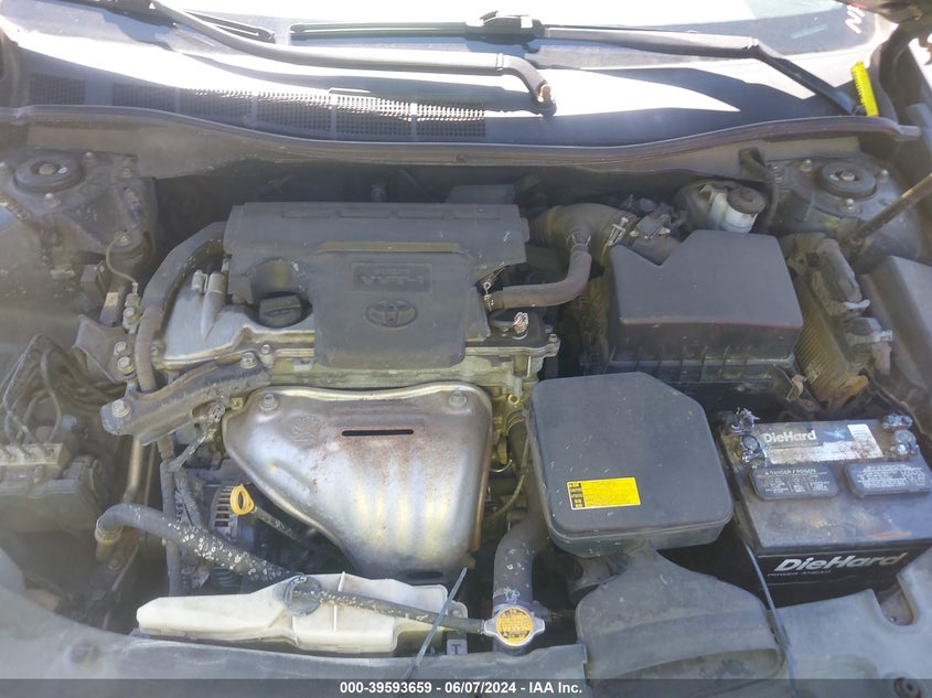 2012 Toyota Camry Le VIN: 4T1BF1FK6CU037648 Lot: 39593659