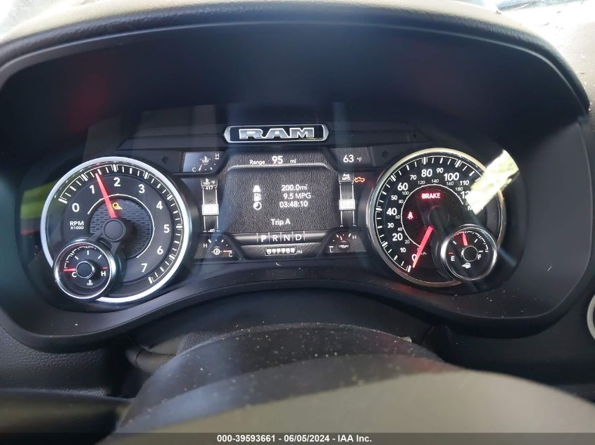 2020 Ram 1500 Big Horn 4X4 5'7 Box VIN: 1C6SRFFT9LN392557 Lot: 39593661