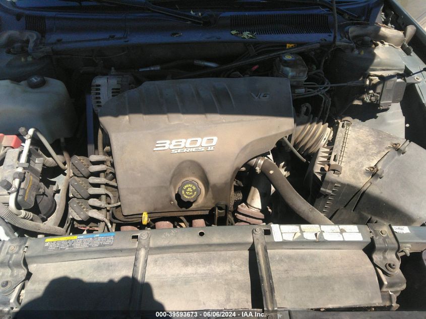 2002 Buick Lesabre Custom VIN: 1G4HP54K324160596 Lot: 39593673