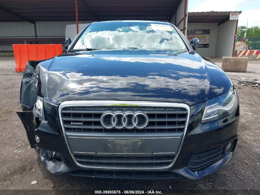 2011 Audi A4 2.0T Premium VIN: WAUFFAFL4BN009657 Lot: 39593675