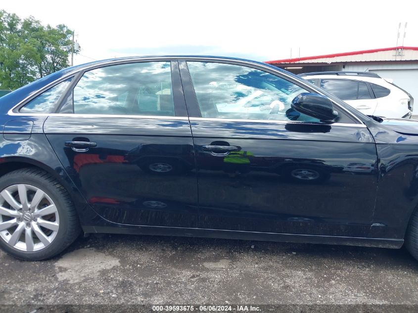 2011 Audi A4 2.0T Premium VIN: WAUFFAFL4BN009657 Lot: 39593675