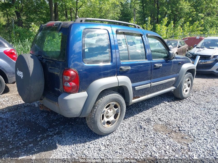 2005 Jeep Liberty Sport VIN: 1J4GL48K75W541418 Lot: 39593680