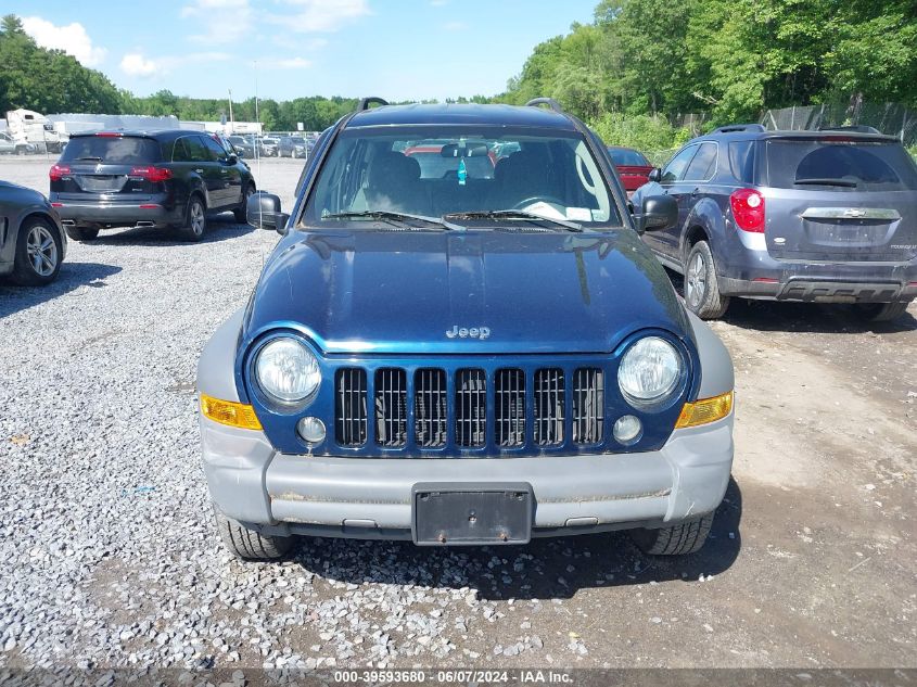 2005 Jeep Liberty Sport VIN: 1J4GL48K75W541418 Lot: 39593680