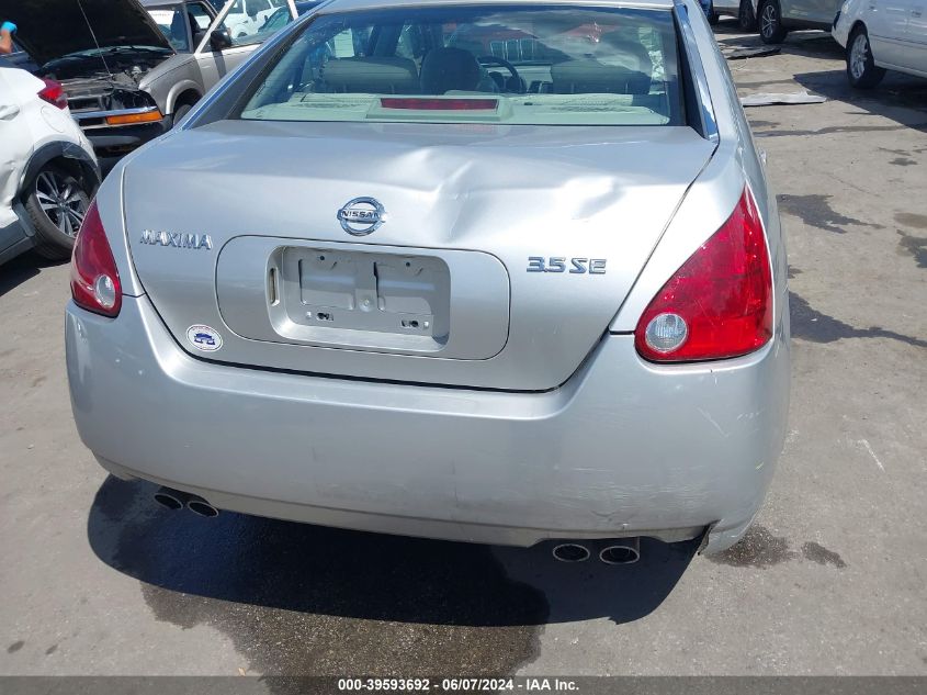 2004 Nissan Maxima 3.5 Se VIN: 1N4BA41E84C841193 Lot: 39593692