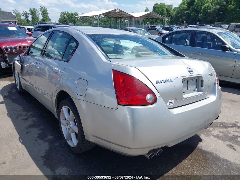 2004 Nissan Maxima 3.5 Se VIN: 1N4BA41E84C841193 Lot: 39593692