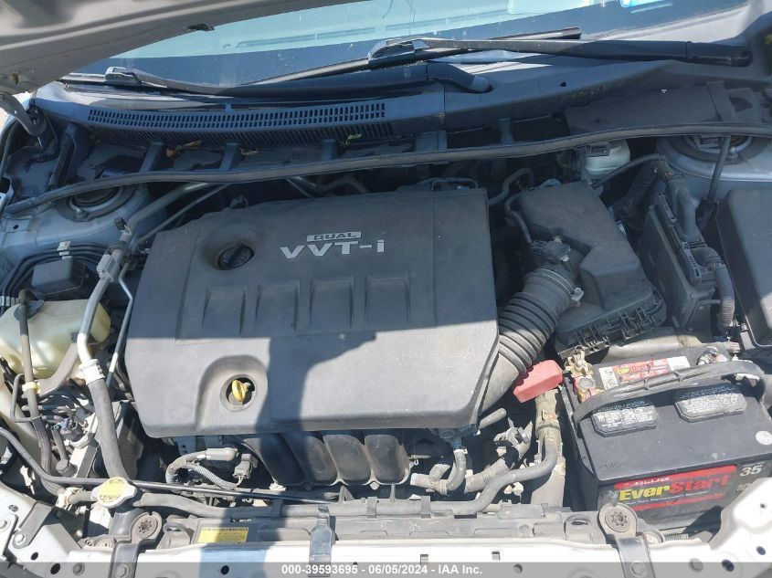 2010 Toyota Corolla Le VIN: 2T1BU4EE5AC280076 Lot: 39593695