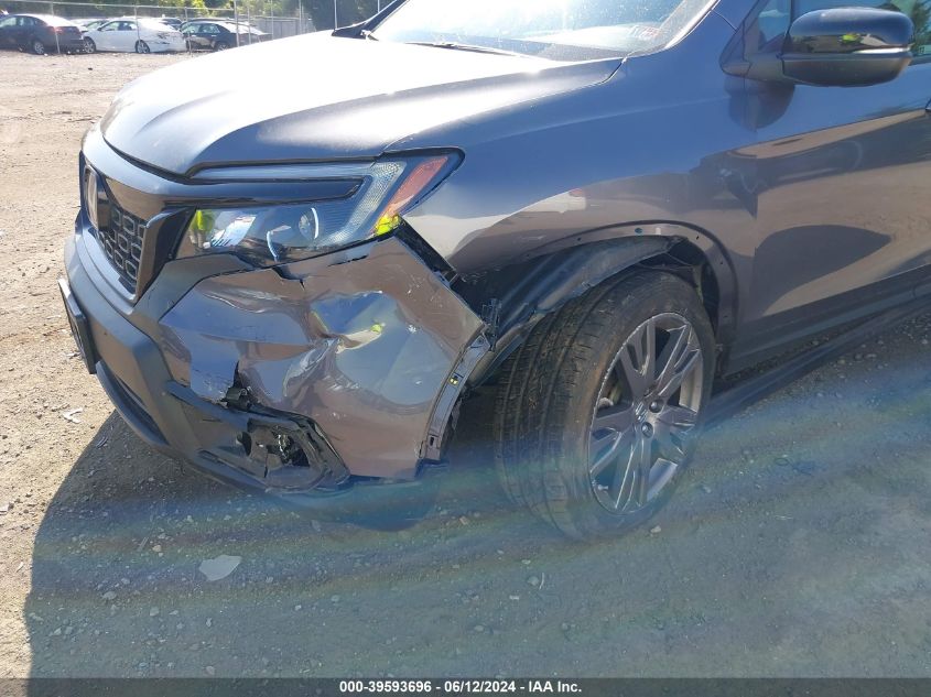 2021 Honda Passport Awd Ex-L VIN: 5FNYF8H50MB042871 Lot: 39593696