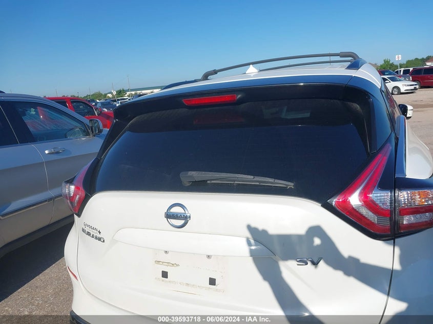 2015 Nissan Murano S/Sl/Sv/Platinum VIN: 5N1AZ2MG6FN248497 Lot: 39593718