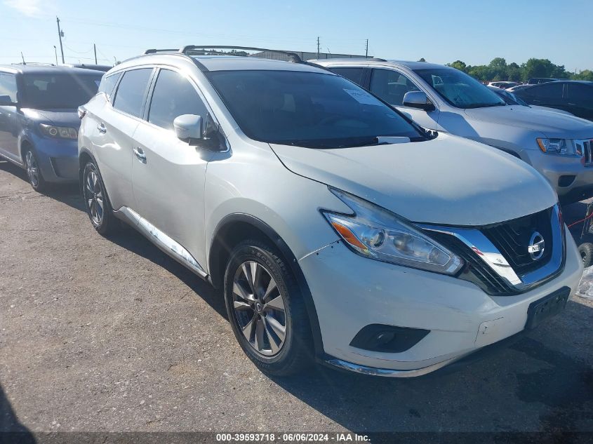 2015 Nissan Murano S/Sl/Sv/Platinum VIN: 5N1AZ2MG6FN248497 Lot: 39593718