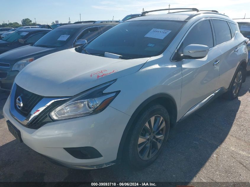 2015 Nissan Murano S/Sl/Sv/Platinum VIN: 5N1AZ2MG6FN248497 Lot: 39593718