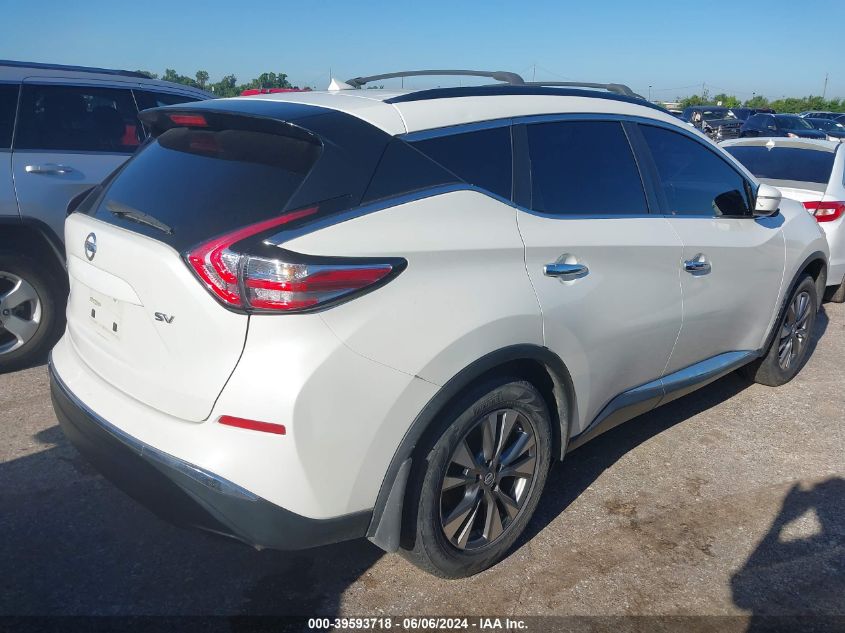 2015 Nissan Murano S/Sl/Sv/Platinum VIN: 5N1AZ2MG6FN248497 Lot: 39593718